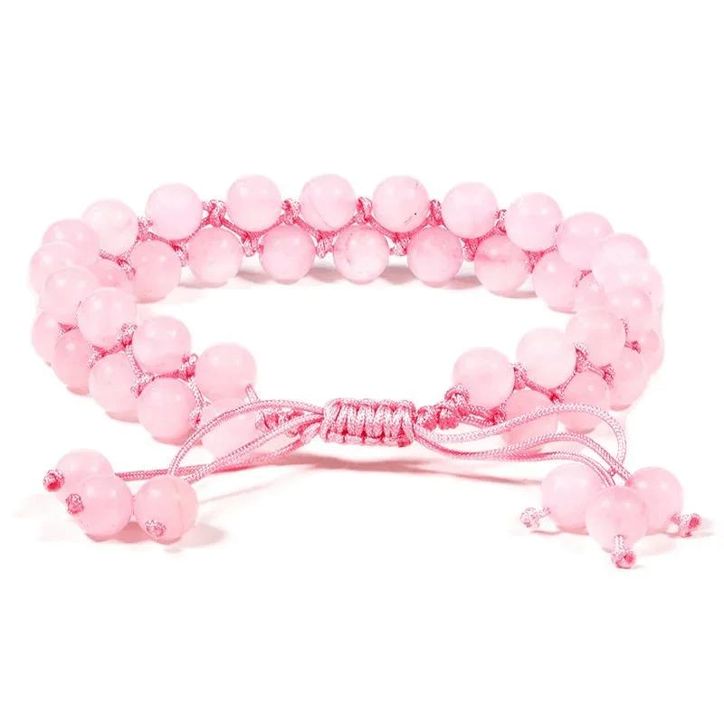 bracciale quarzo rosa