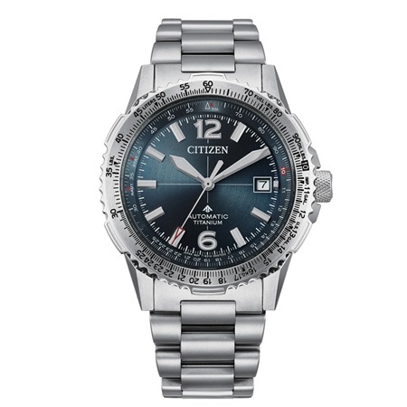 Citizen Promaster Sky Navihawk NK0040-58L automatico in Super Titanium con quadrante blu