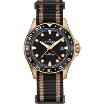 HAMILTON Khaki Navy Scuba GMT H82565930