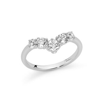 MILUNA ANELLO ARGENTO E TOPAZIO LID4289