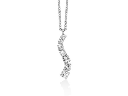 Collana Miluna CLD5514 in argento con topazio, gioiello donna elegante